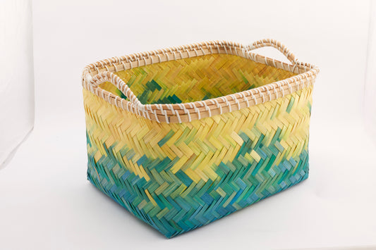 Naturallyours Bamboo Rectangular Basket
