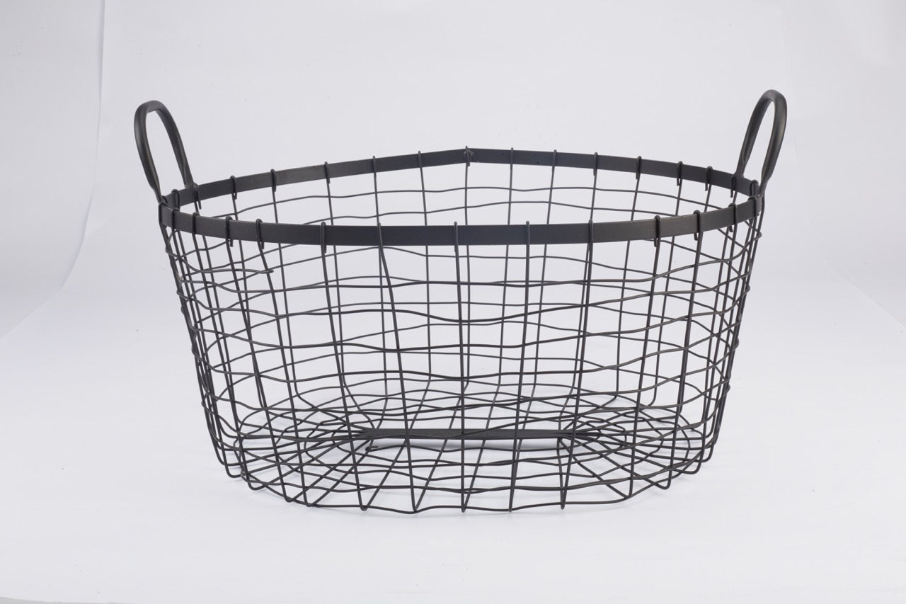 Naturallyours Wire storage Basket 44cmx34cmx21cm