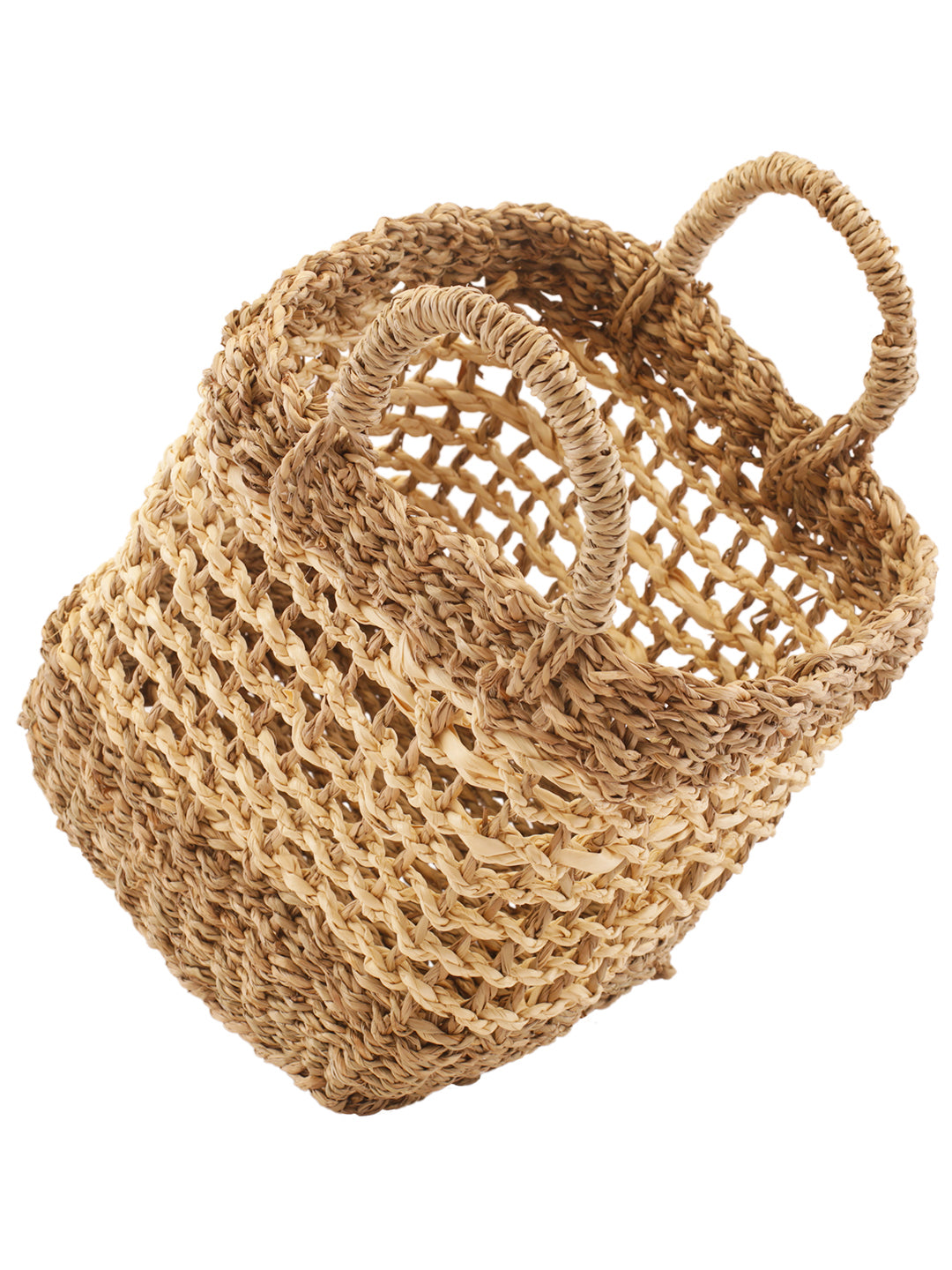 Naturallyours Twisted Seagrass Planter Square Basket 20cmx20cmx22cm