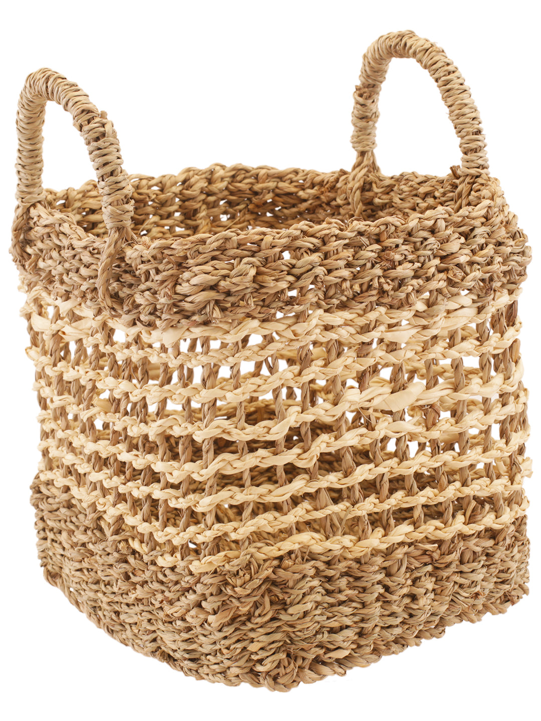 Naturallyours Twisted Seagrass Planter Square Basket 20cmx20cmx22cm