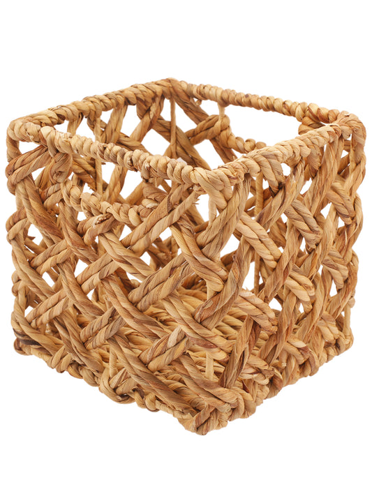 Naturallyours Water Hyacinth Décor Square Basket 20cmx20cmx20cm