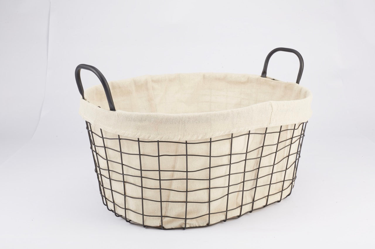 Naturallyours Wire storage Basket  44cmx34cmx21cm