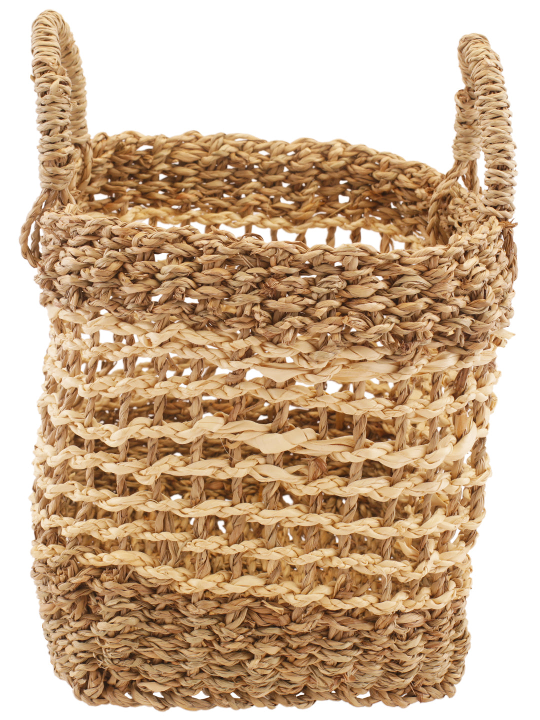 Naturallyours Twisted Seagrass Planter Square Basket 20cmx20cmx22cm