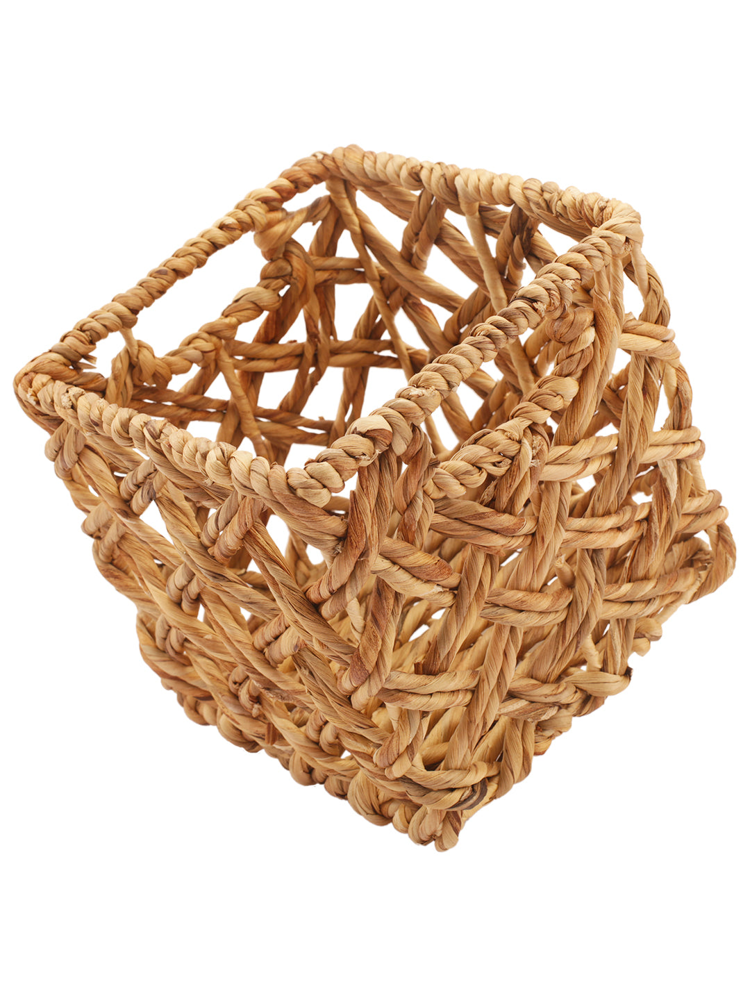 Naturallyours Water Hyacinth Décor Square Basket 20cmx20cmx20cm