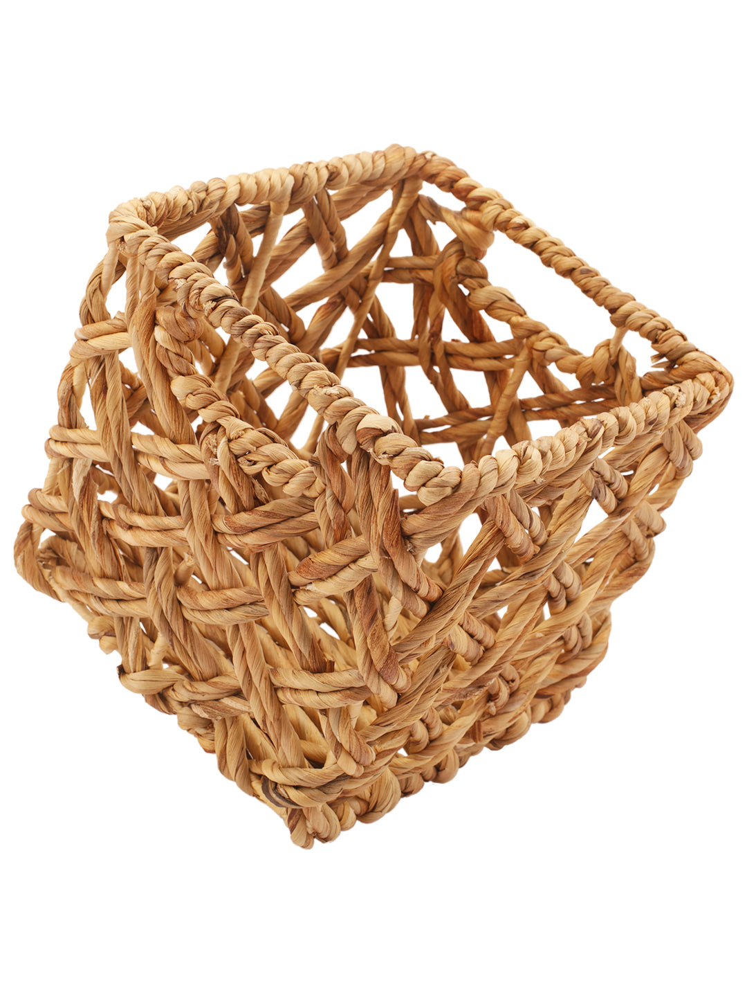 Naturallyours Water Hyacinth Décor Square Basket 20cmx20cmx20cm